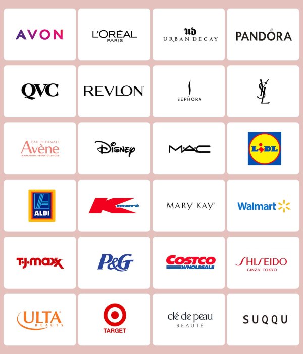 Cosmetic Brands and Manufacturers