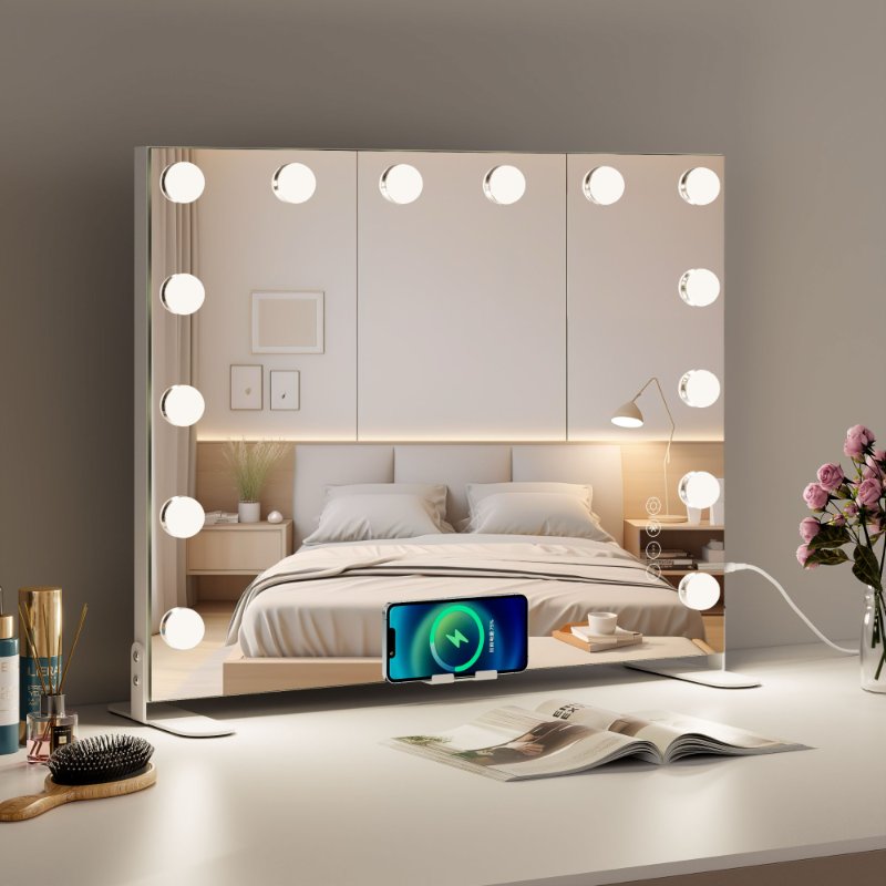 DP357-S Hollywood Vanity Mirror with Bluetooth Speakers