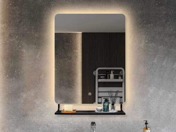 DP370 Anti-Fog LED Bathroom Mirror With Shelf