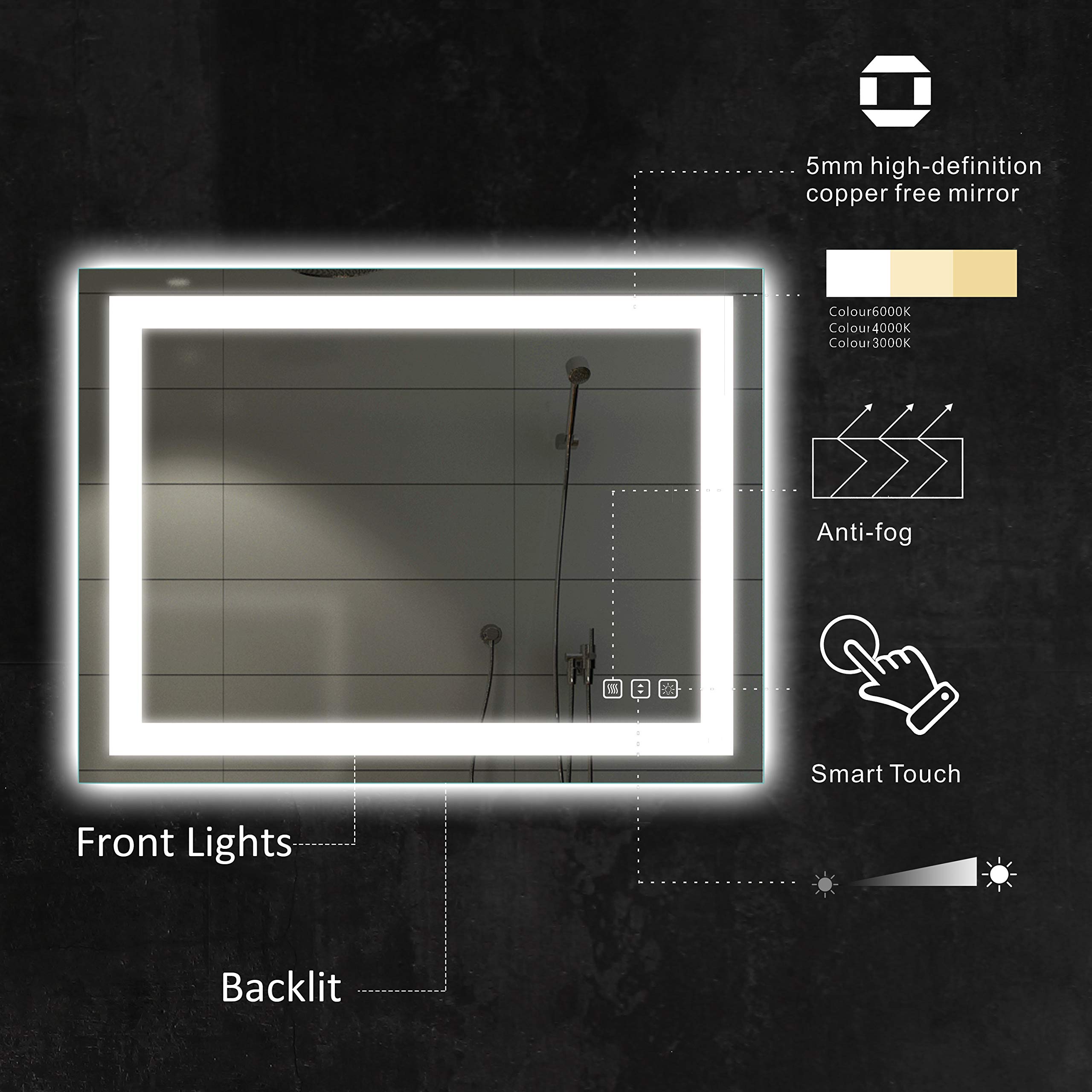 DAPAI Mirror Bathroom Mirror Project DAPAI Mirror Bathroom Mirror Project