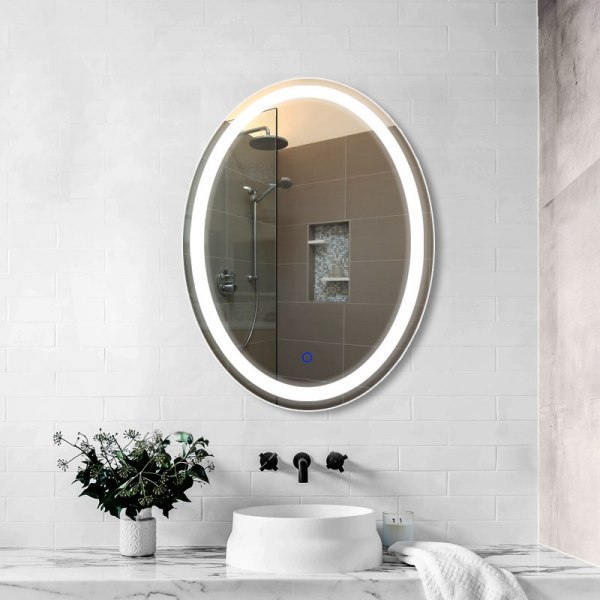 DP319A Oval Shape 60*80cm Led Bathroom Mirror