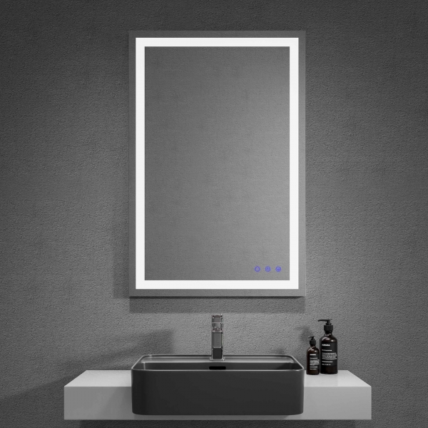 DP349 24x36 Frameless Led Bathroom Mirror manufacturers