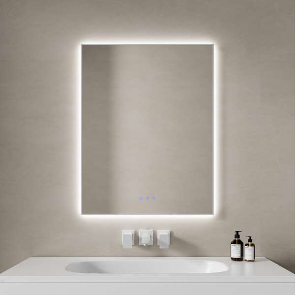 Framed Backlit LED Bathroom Mirror