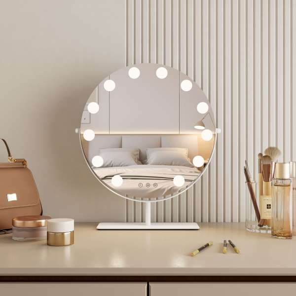 Circle hollywood mirror hotsell