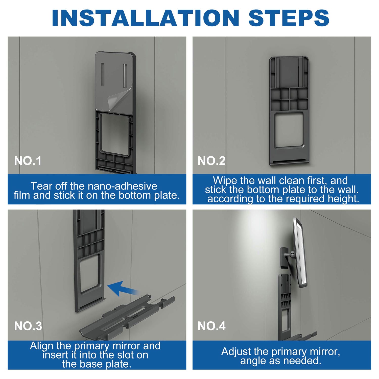 Heated Shower Mirror
