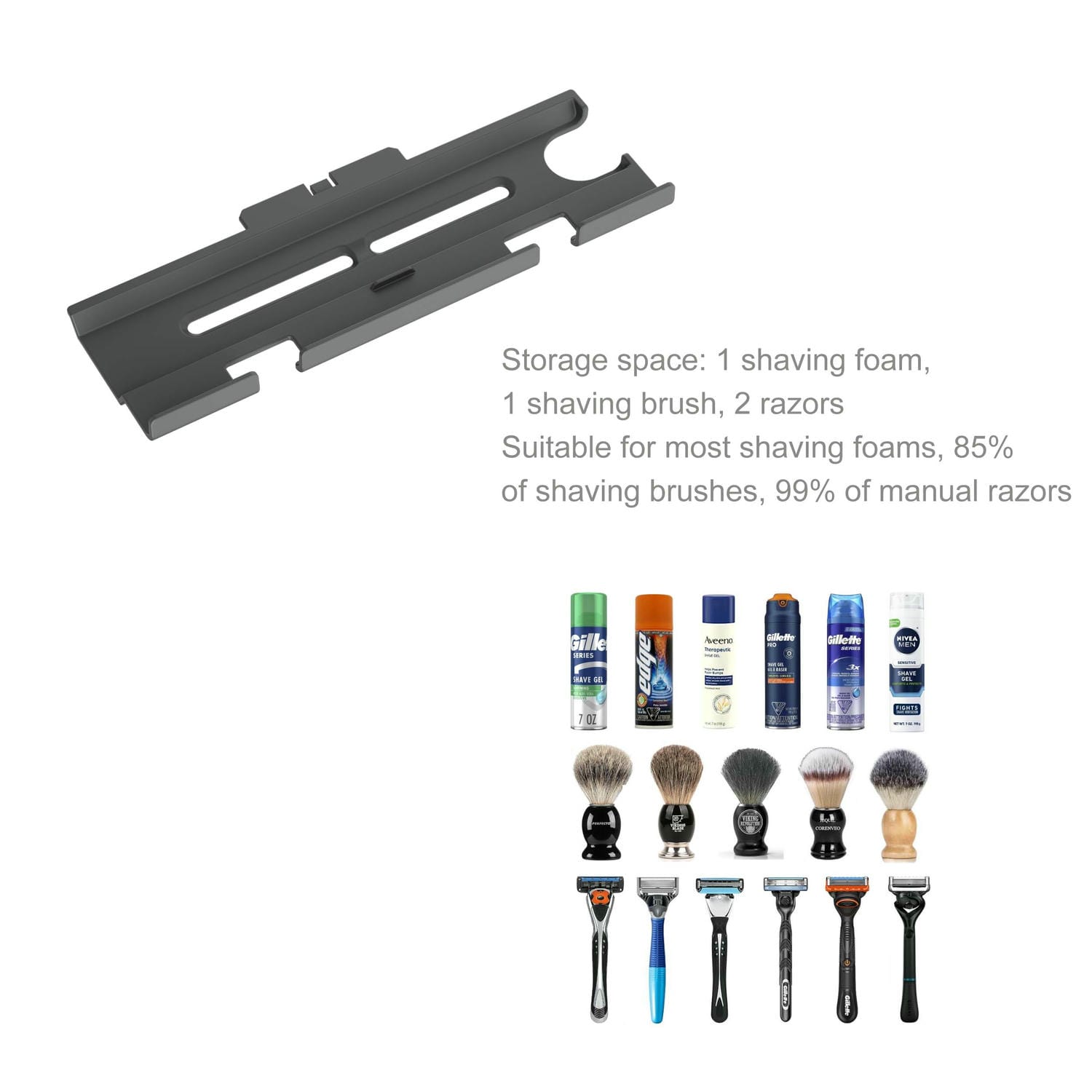 Fogless Shower Mirror For Shaving