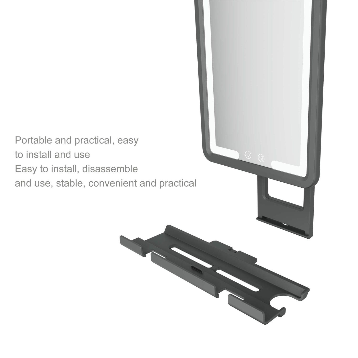 Fogless Shower Mirror For Shaving