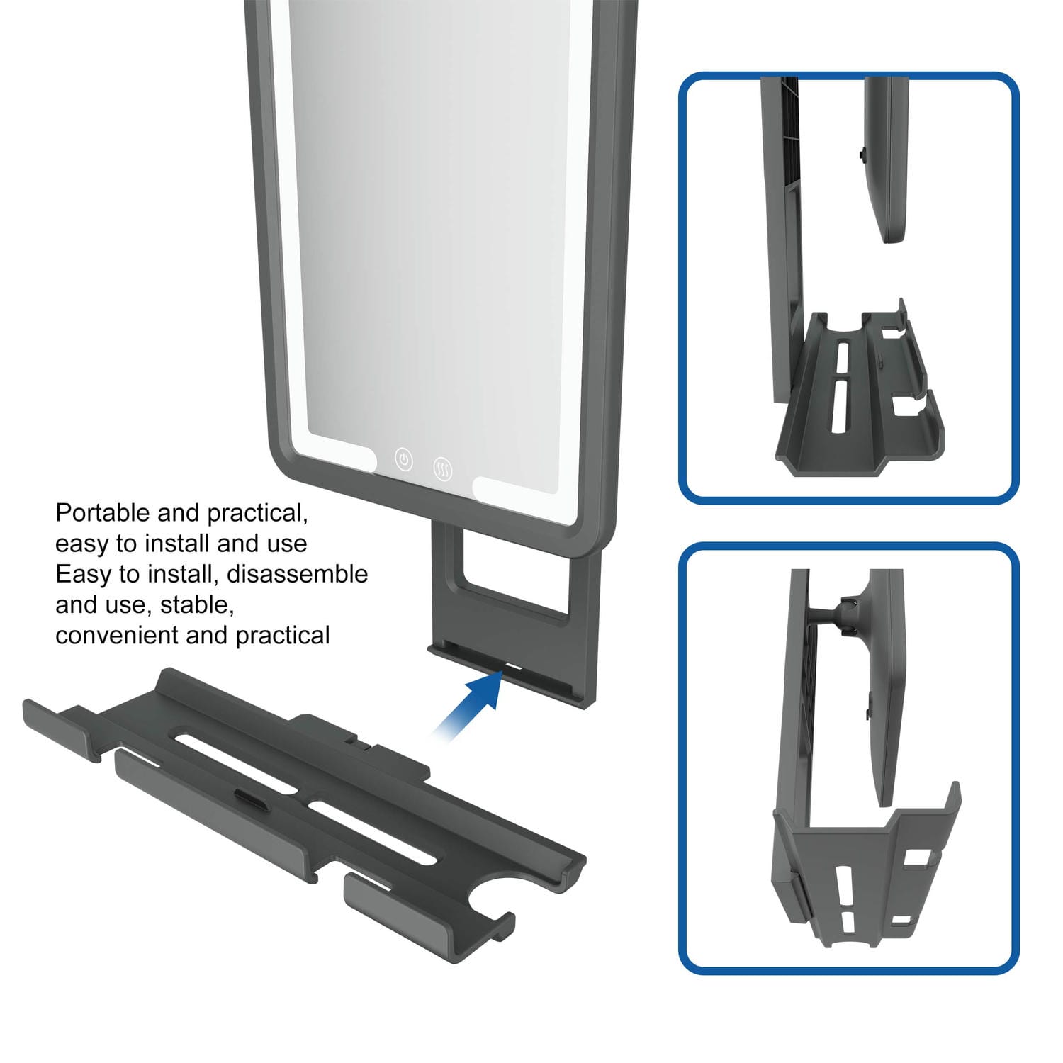 Fogless Shower Mirror For Shaving