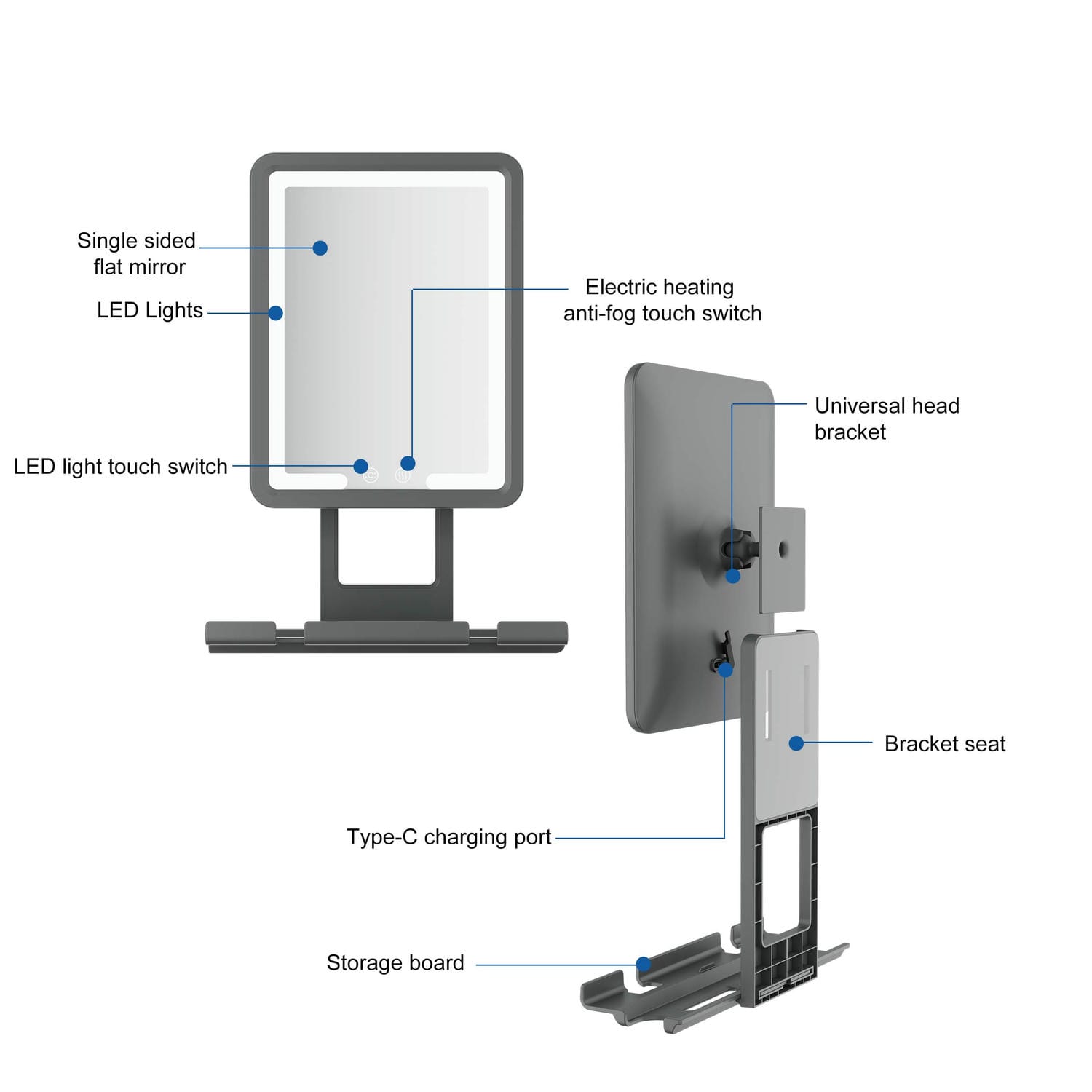 Bathroom Shaving Mirror