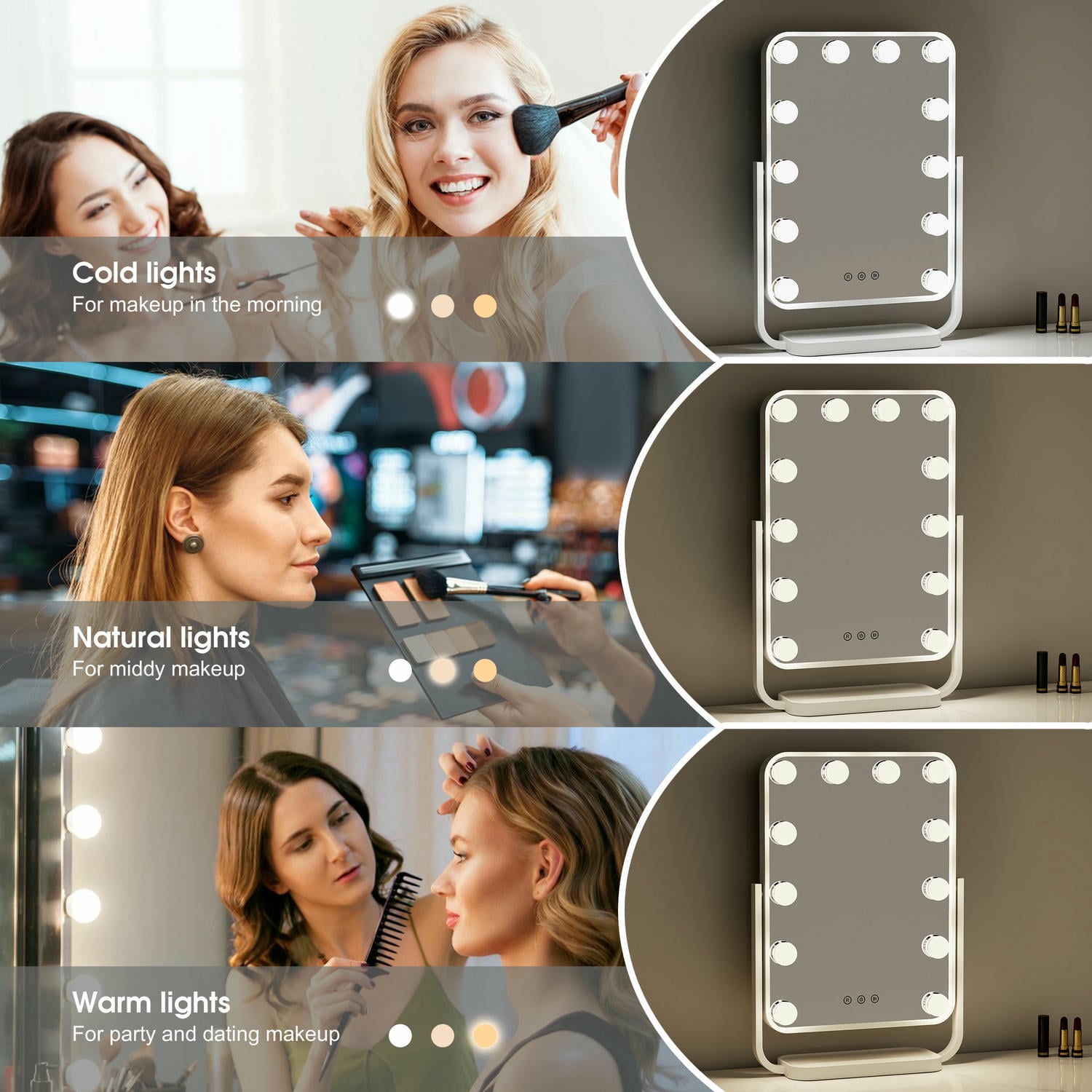 Hollywood Vanity Mirror With Lights