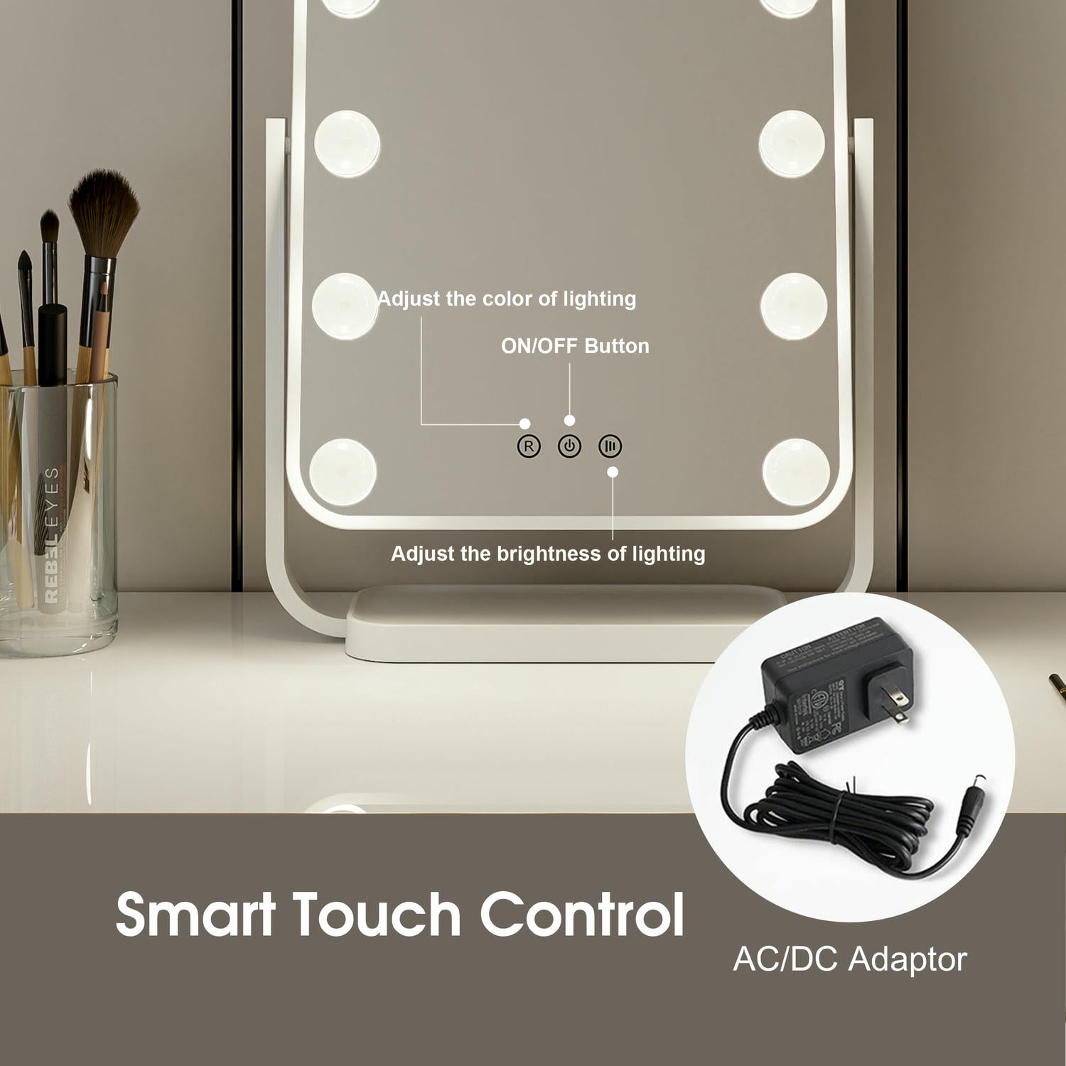 Hollywood Mirror With Vanity