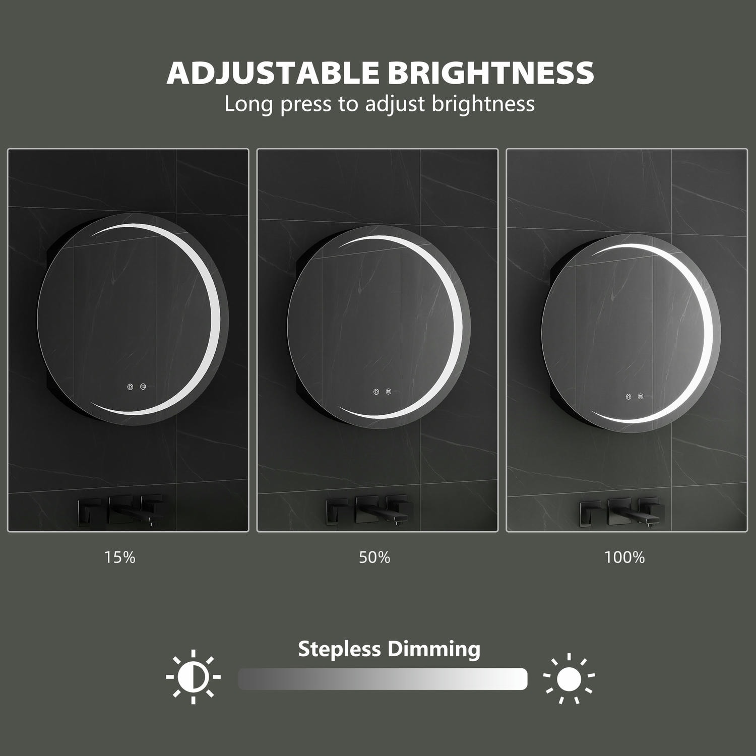 Round Bathroom Mirror Cabinet