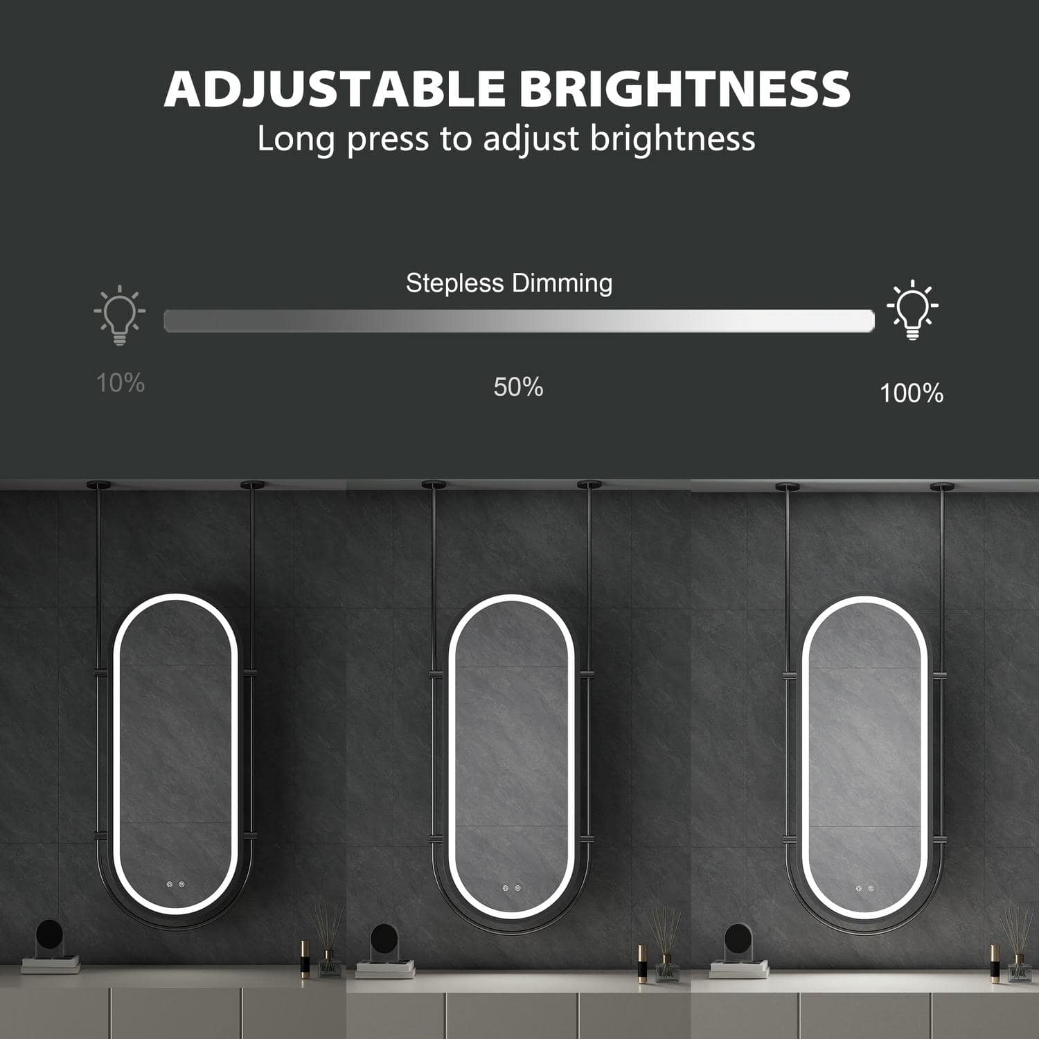 Oval Bathroom Mirror