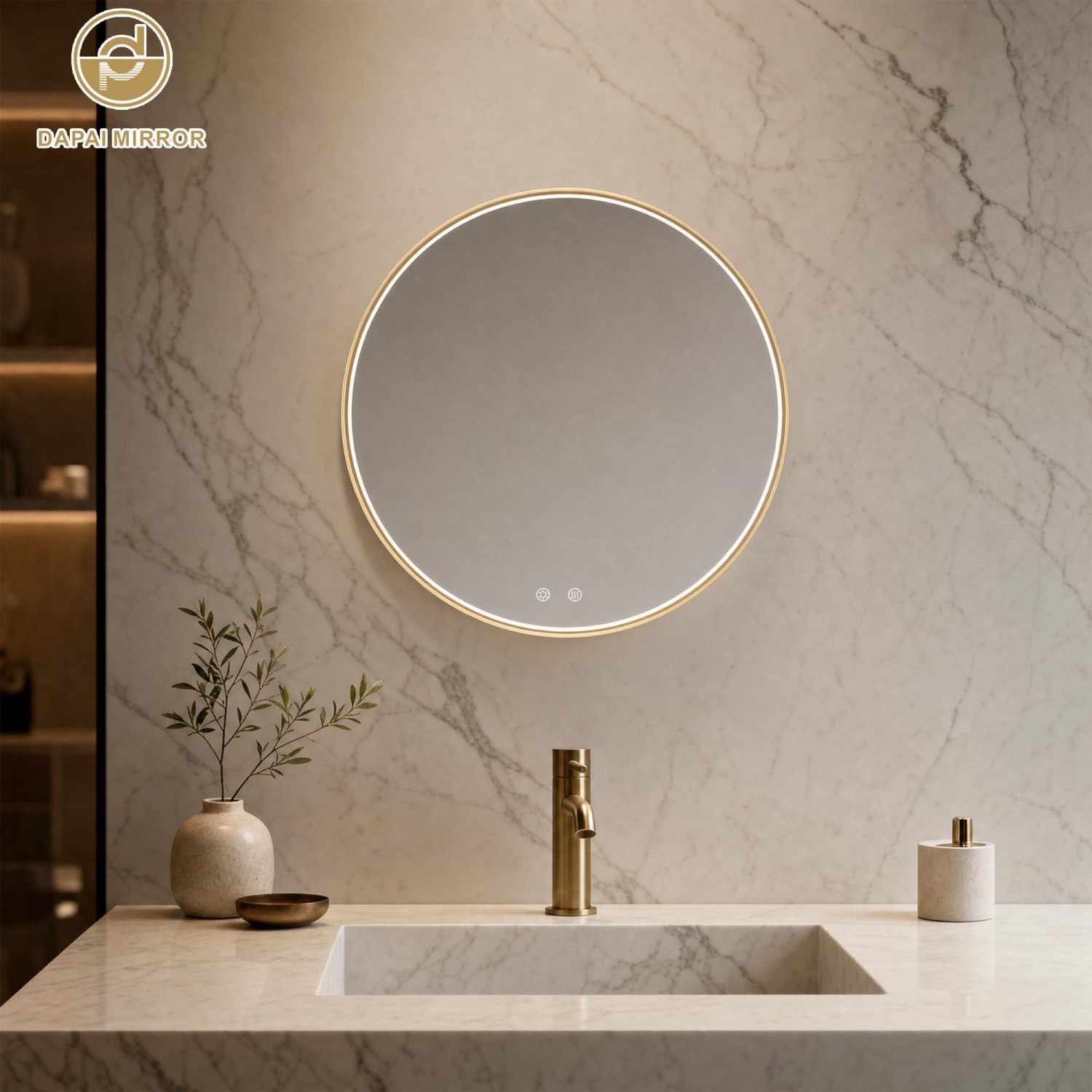 Round Led Bathroom Mirror