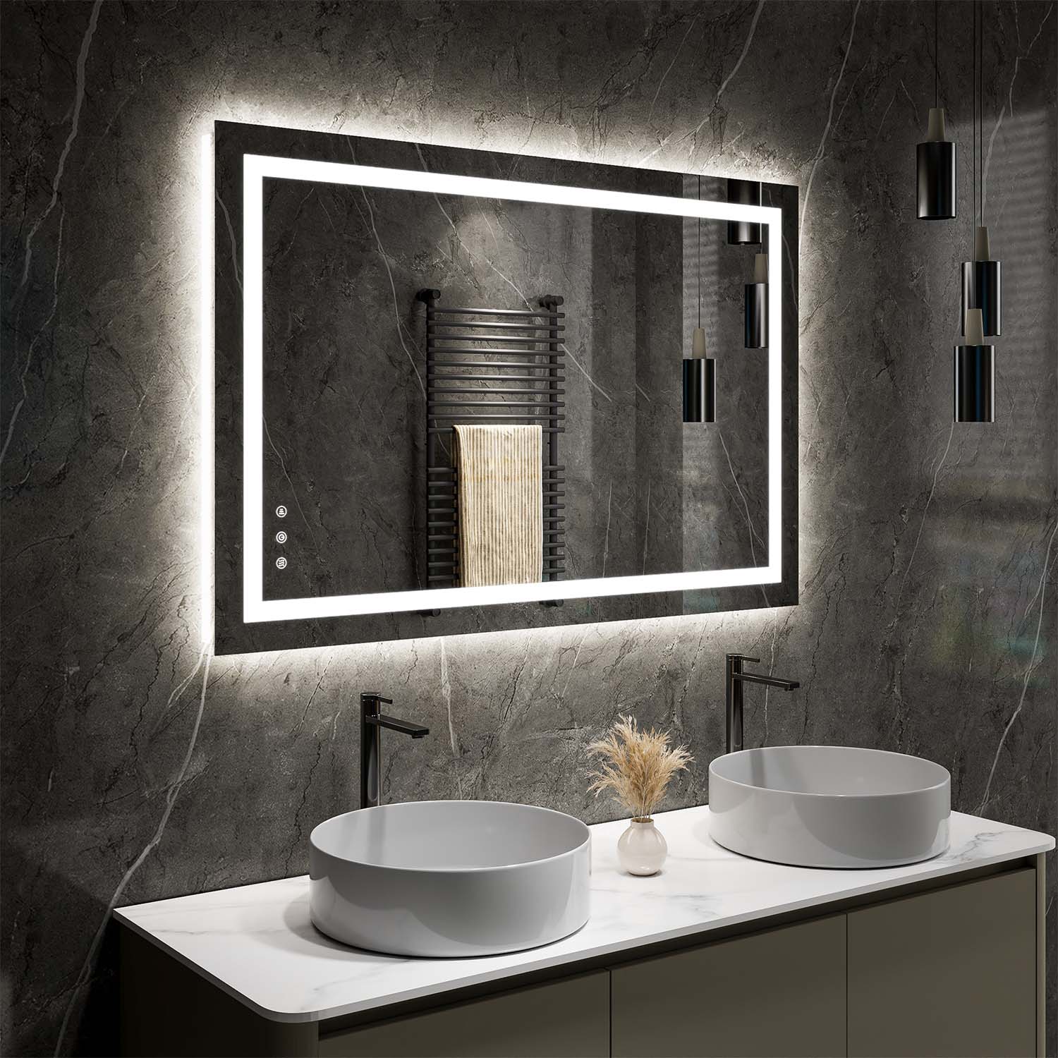 Frameless Led Bathroom Mirror