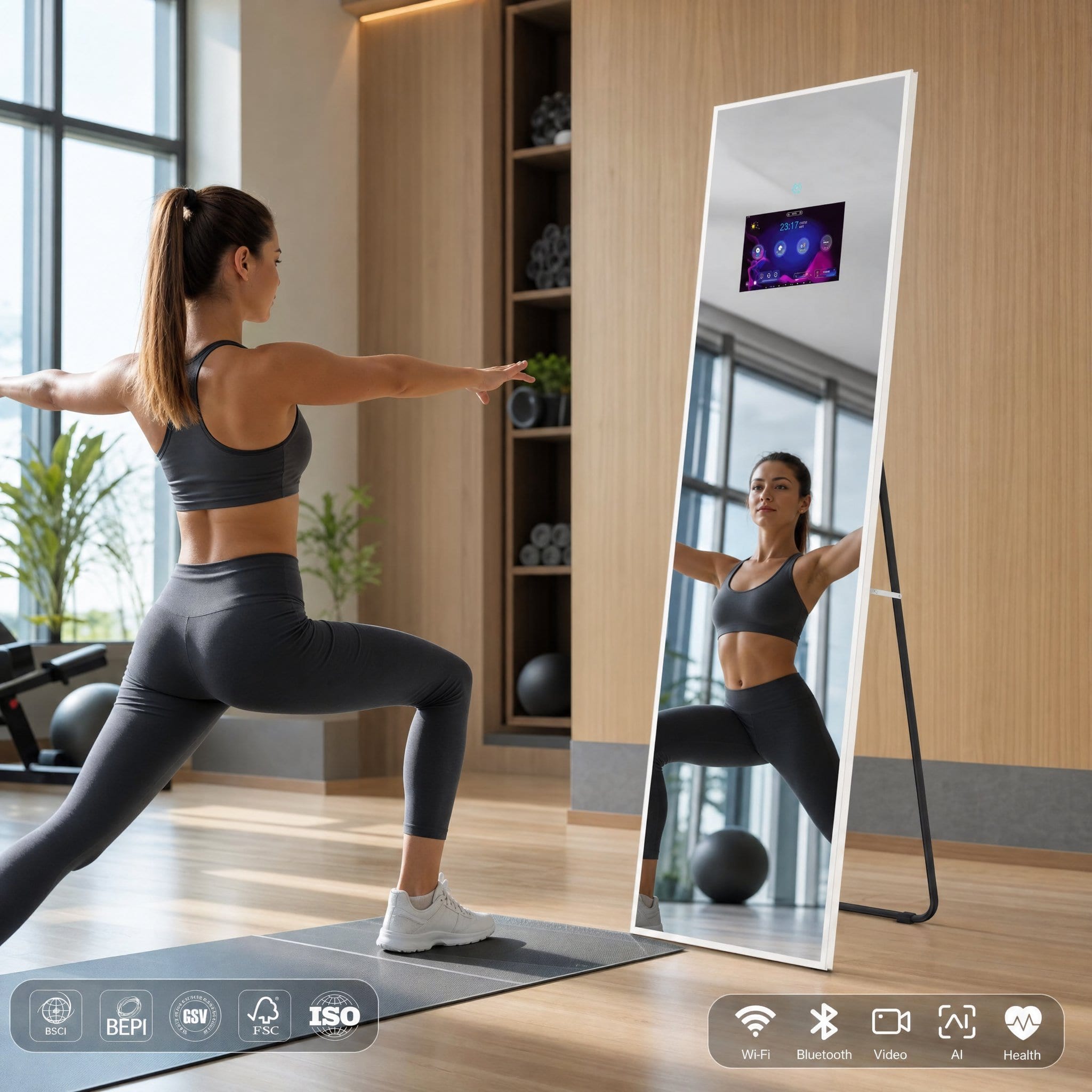 AI Led Full Length Mirror