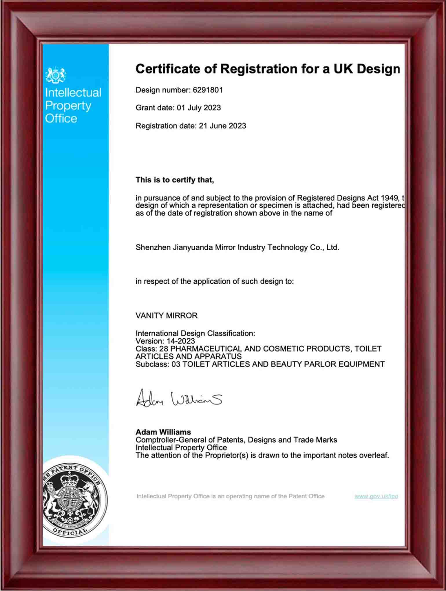 1711525445165352.jpg British appearance patent certificate.jpg
