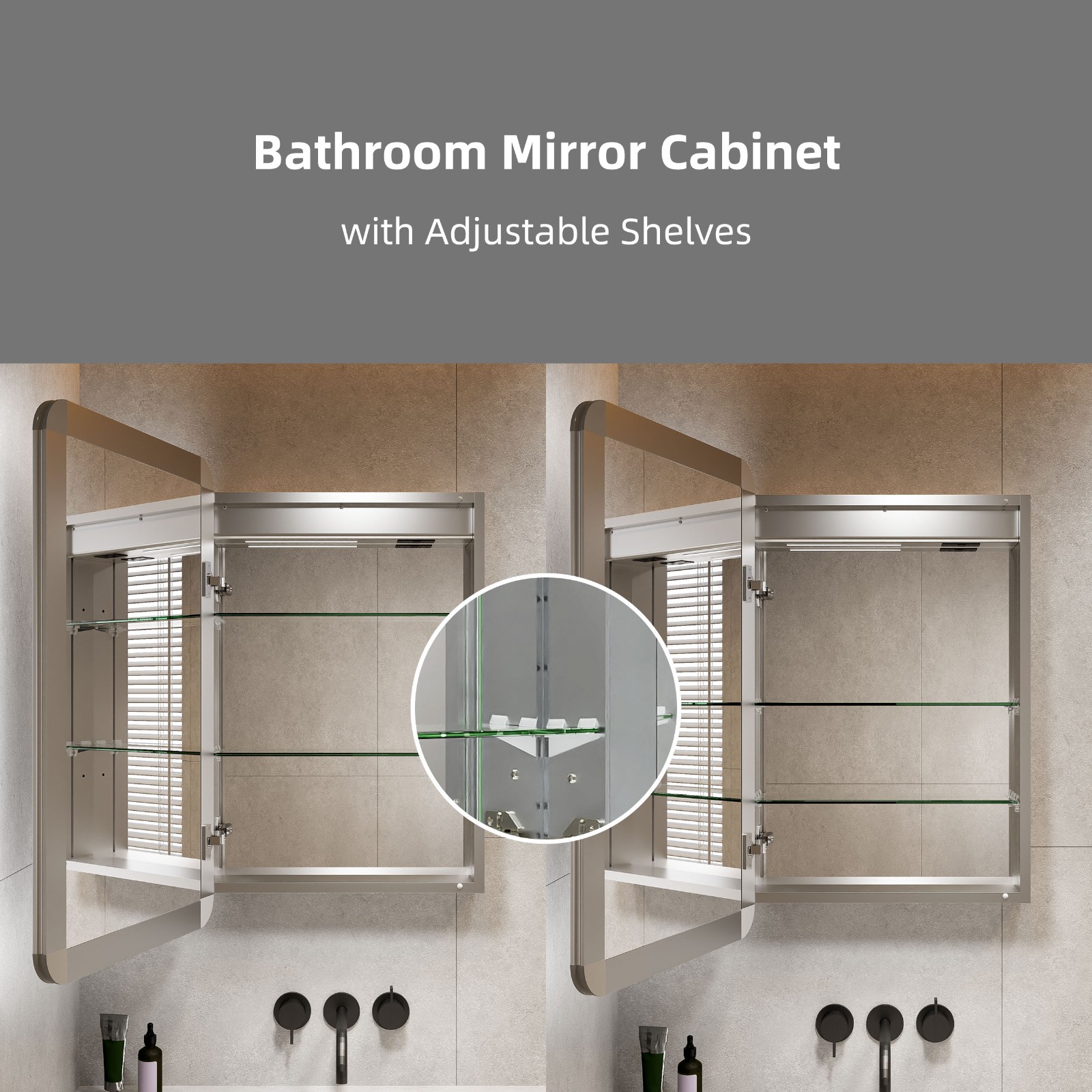 1714622447847287.jpg DP6A7-1 Smart LED Bathroom Medicine Mirror Cabinet with Touch Control