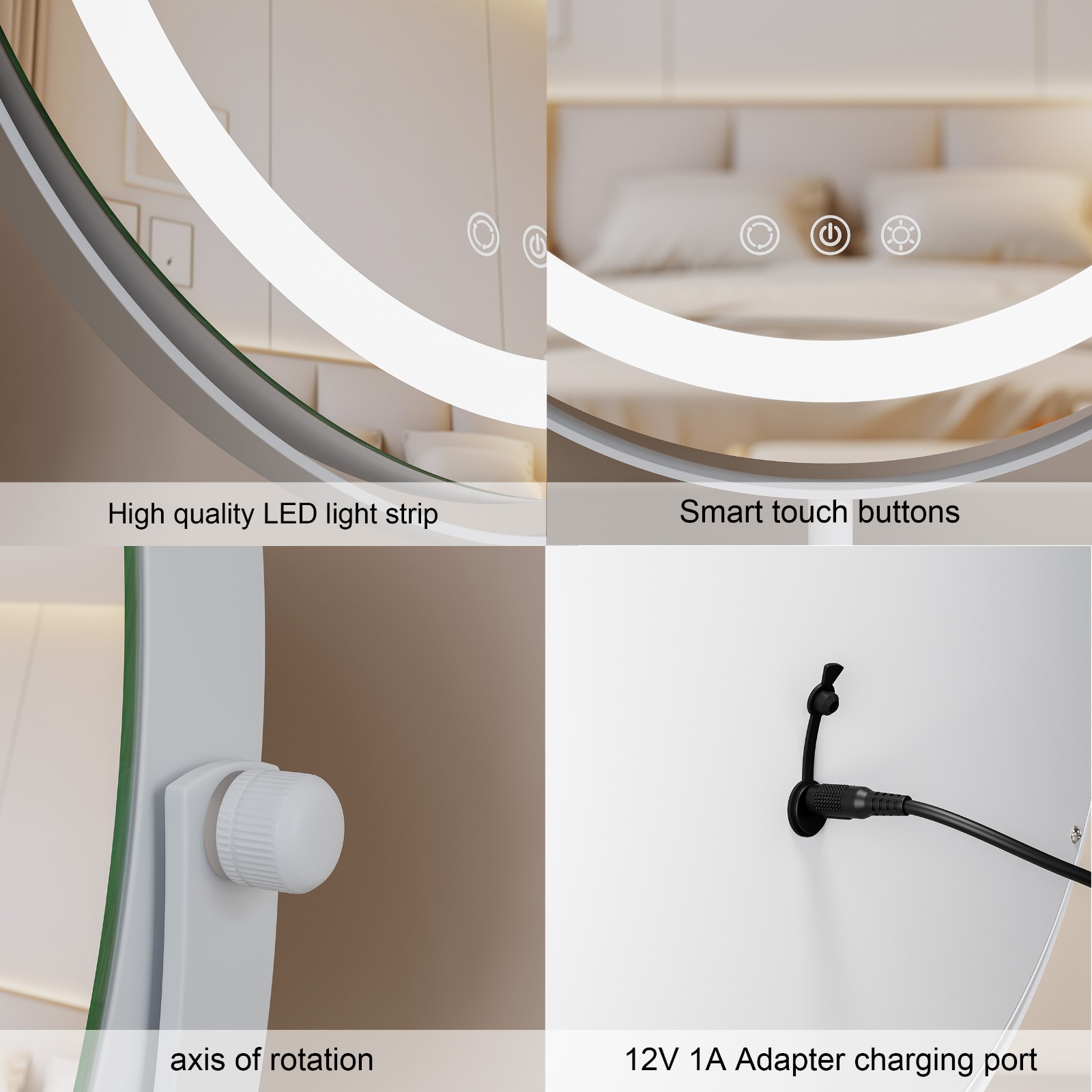 Vanity Mirror With Led Lights