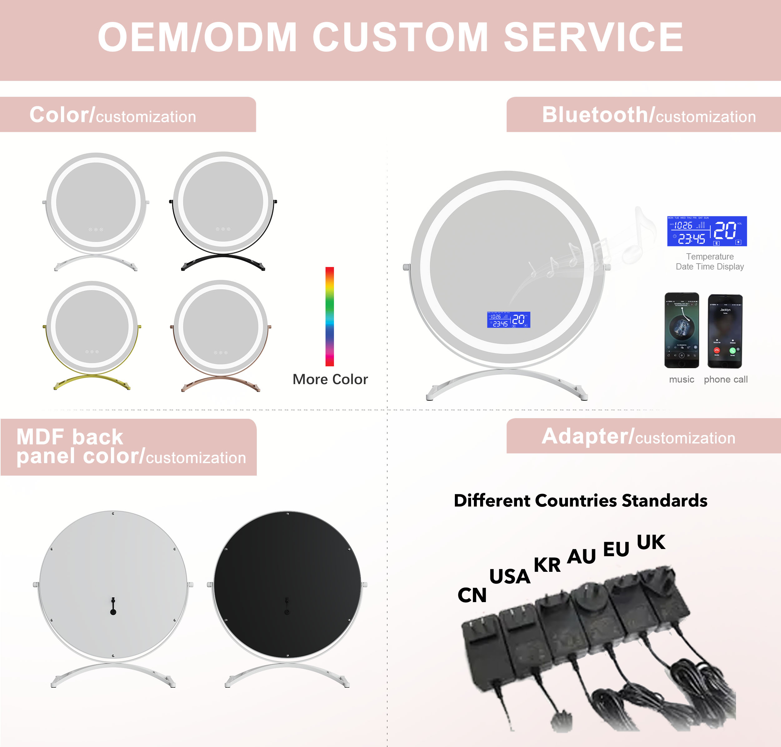 vanity mirror manufacturers