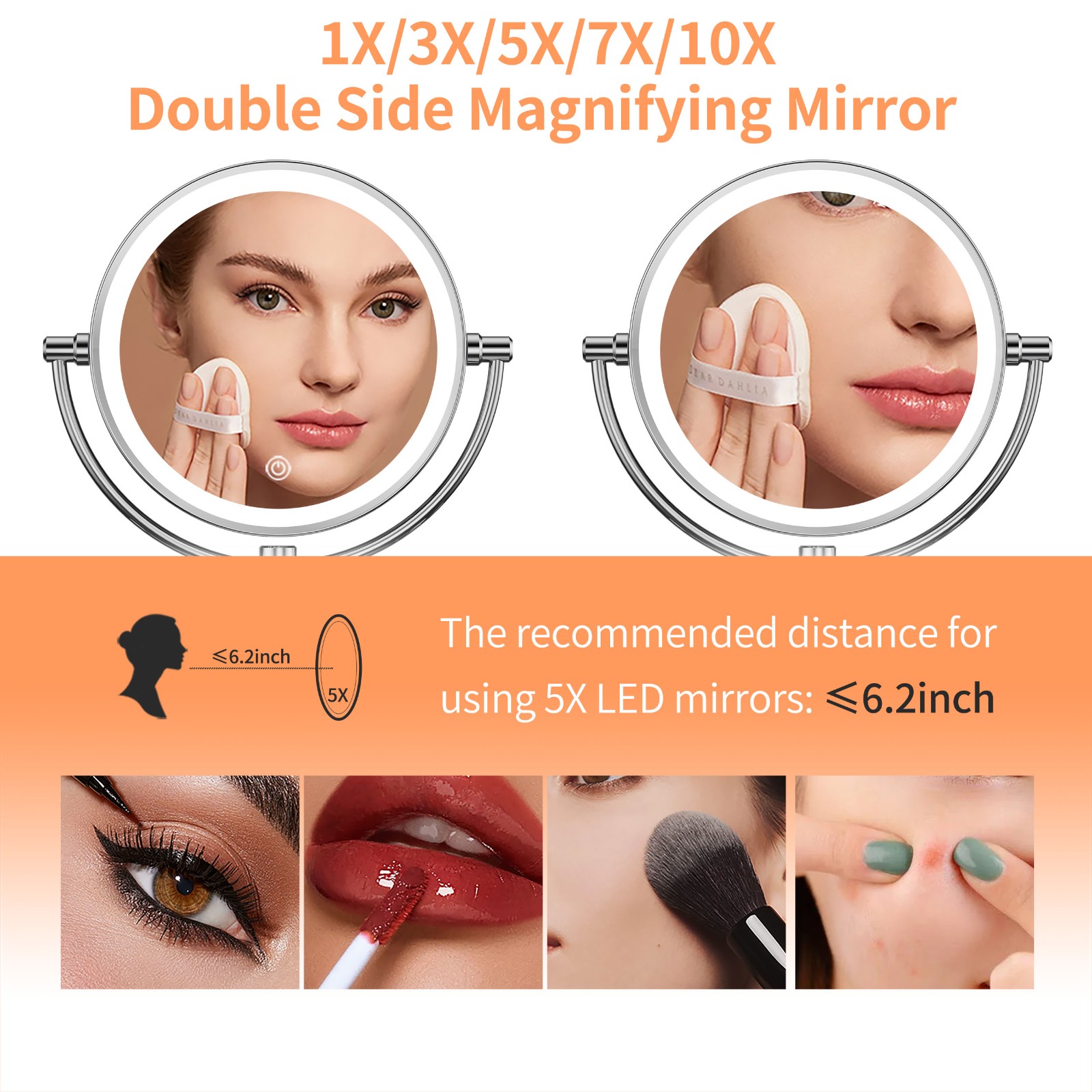 1719385401833423.jpg 8 Inch Wall Mounted Makeup Mirror