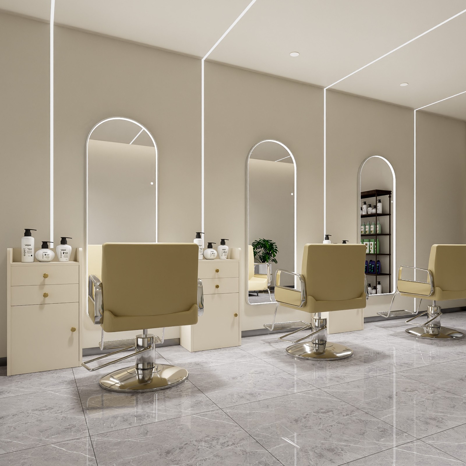 Arched Full Length Mirror With Lights