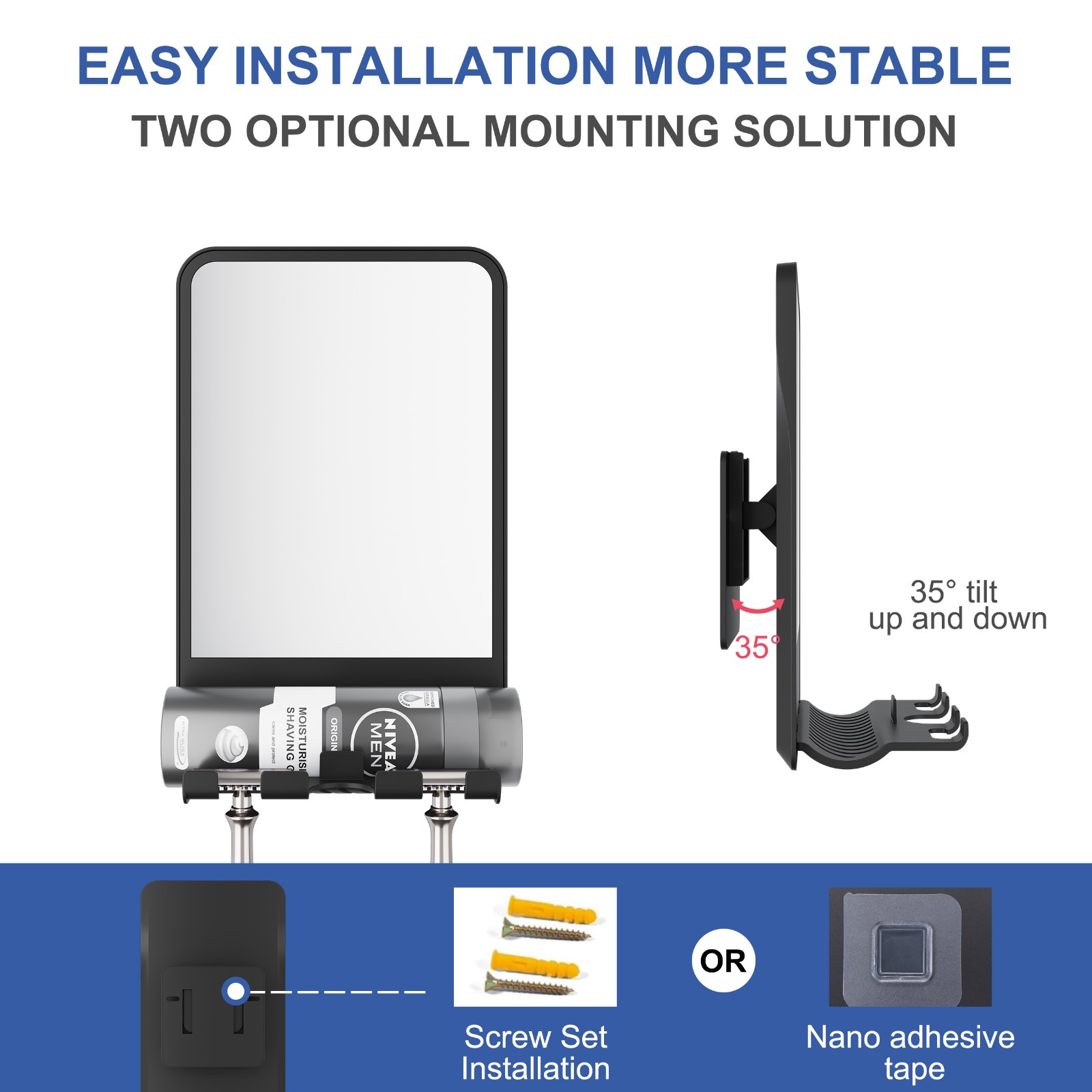 Fogless Shower Mirror