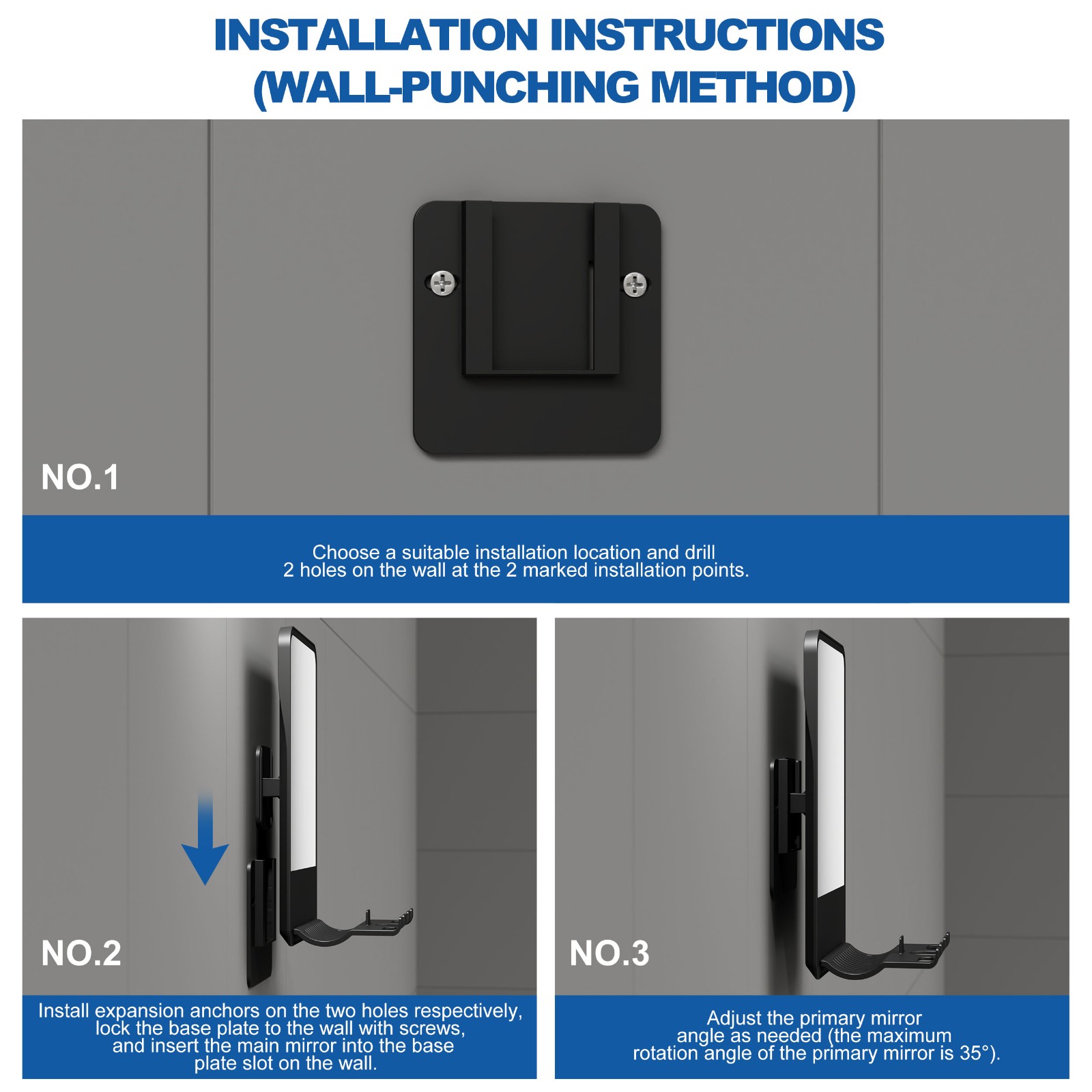 Fogless Shower Mirror