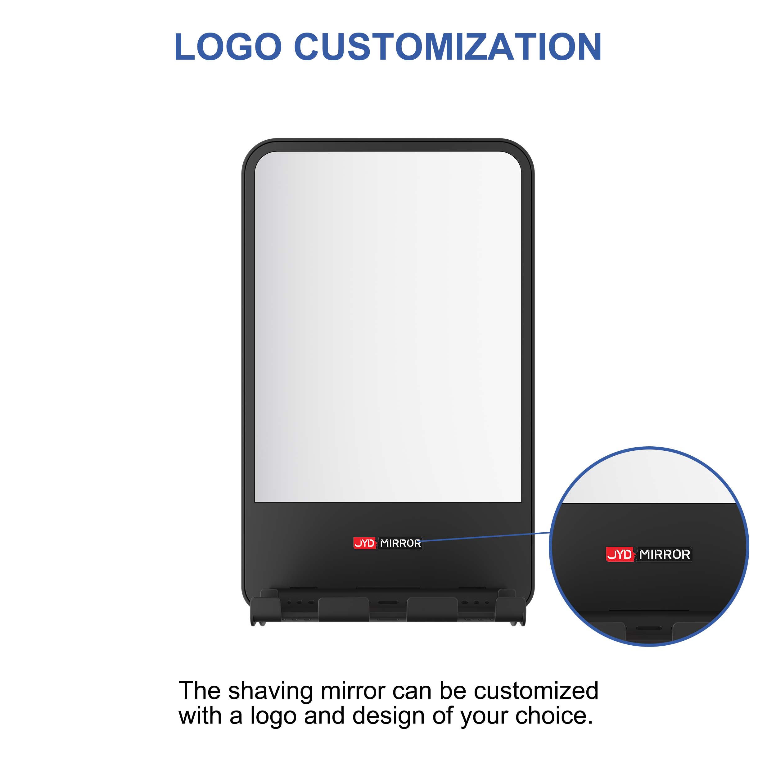 Shaving Mirror With Razor Holder