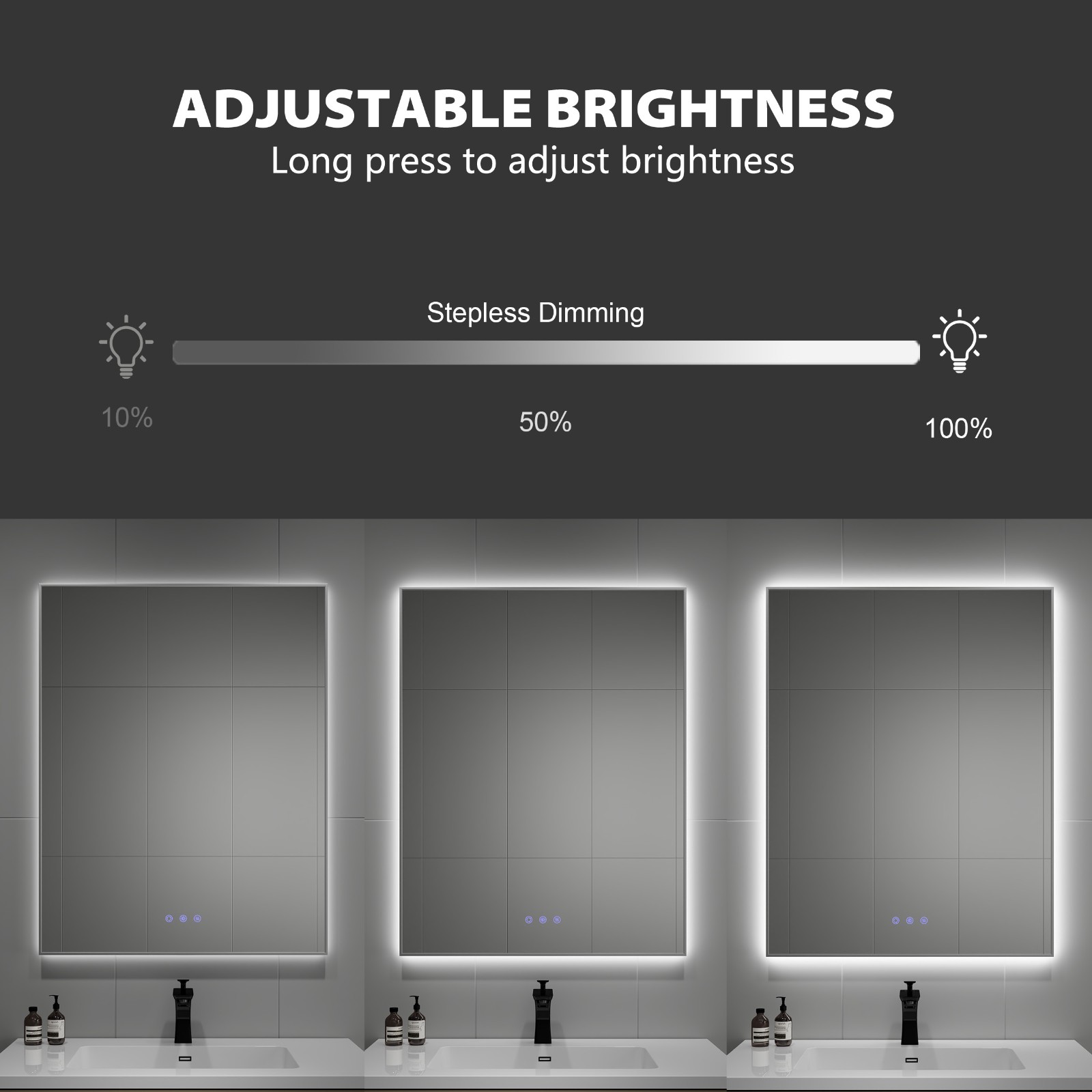 1724903668589373.jpg Framed Backlit LED Bathroom Mirror With Light