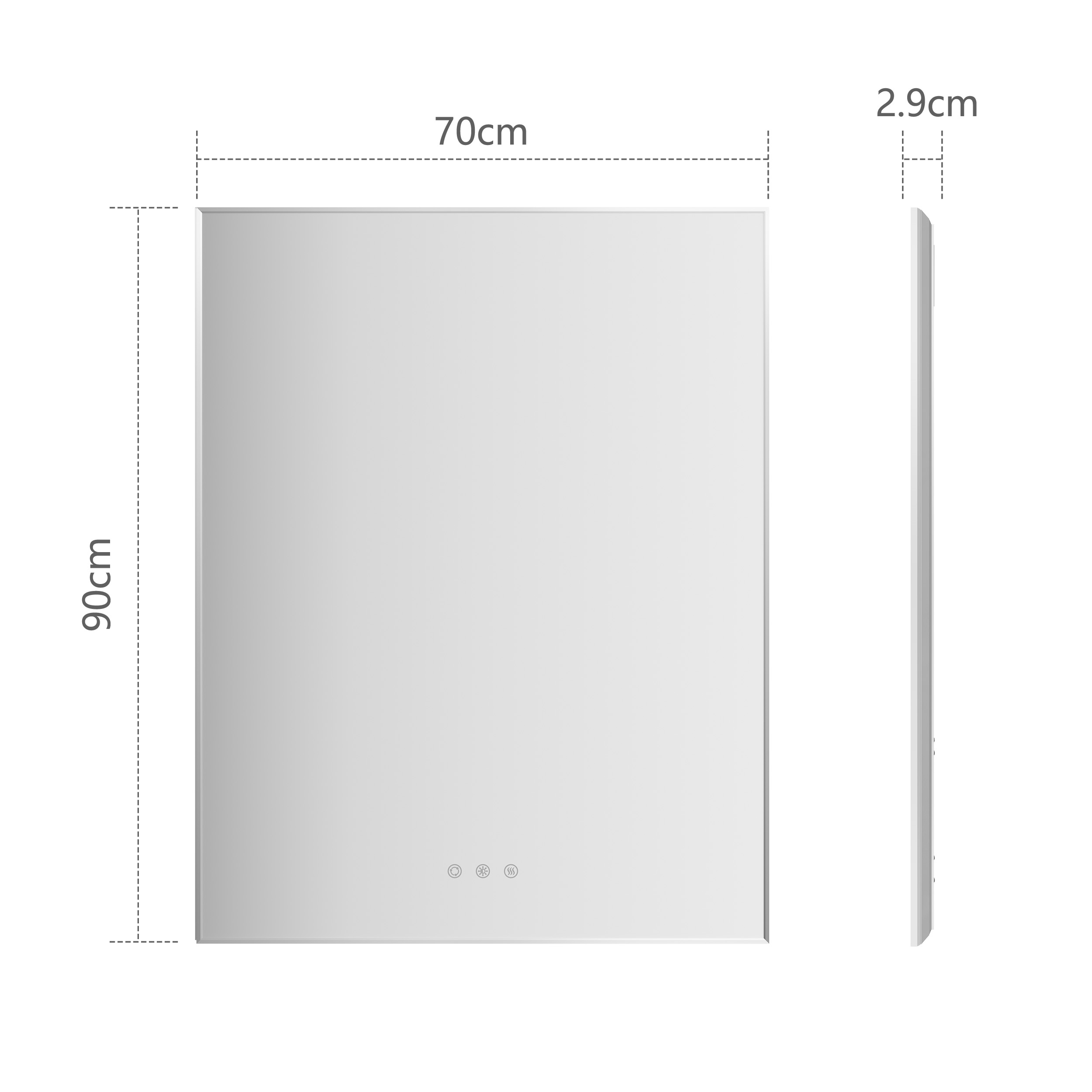 1724903673792482.jpg Framed Backlit LED Bathroom Mirror With Light