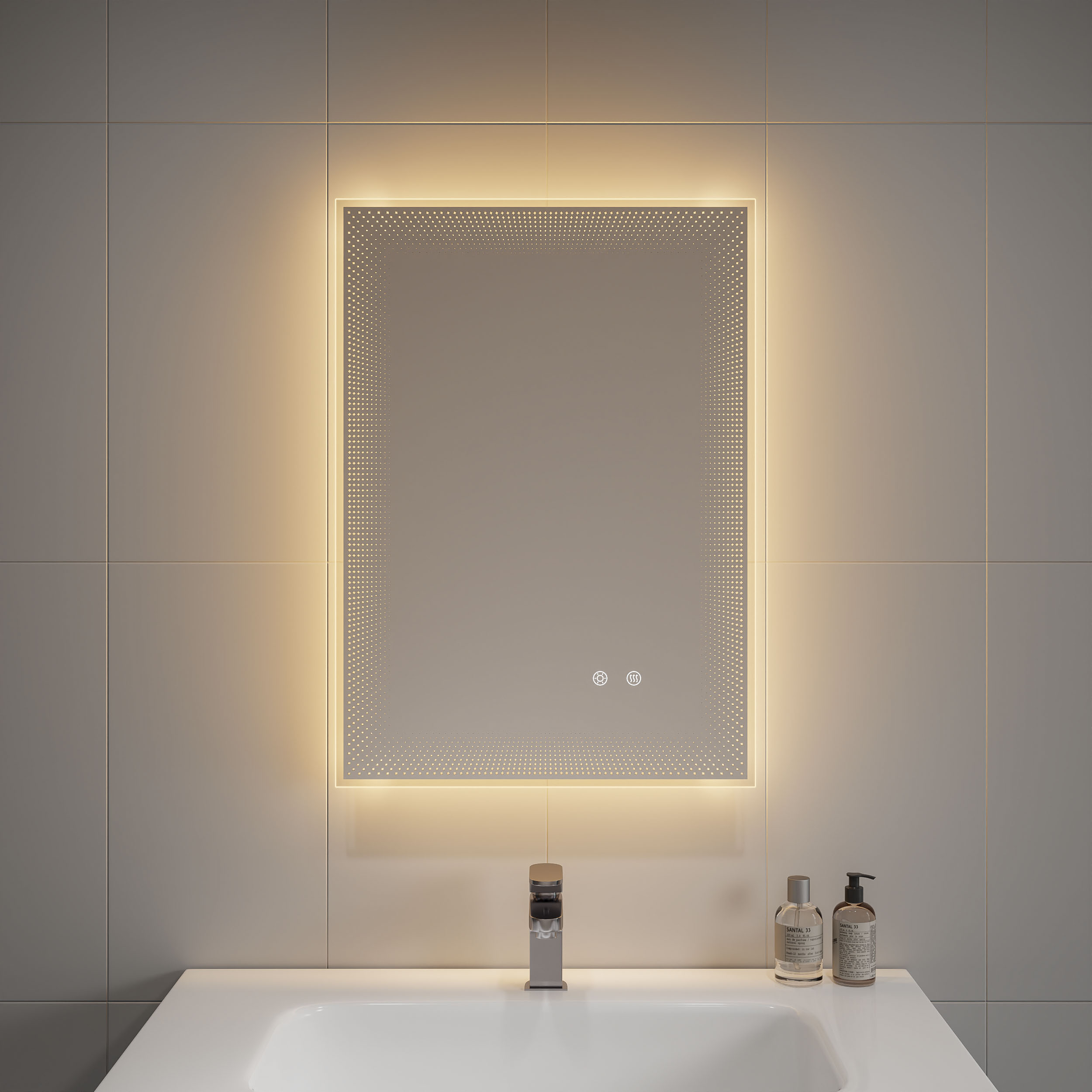 1728445511332039.jpg Rectangular Frameless Bathroom Mirror
