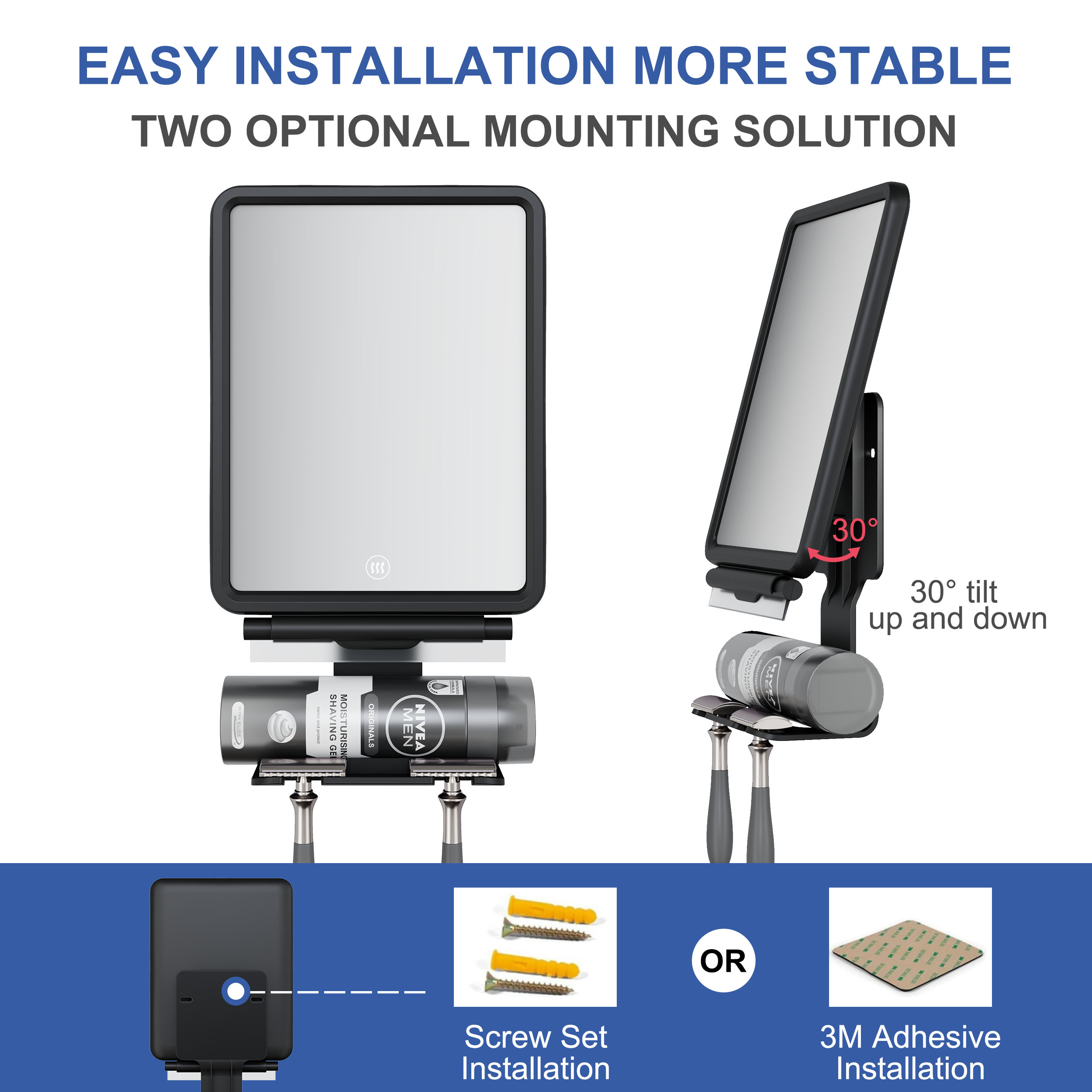 Heated Shaving Mirror