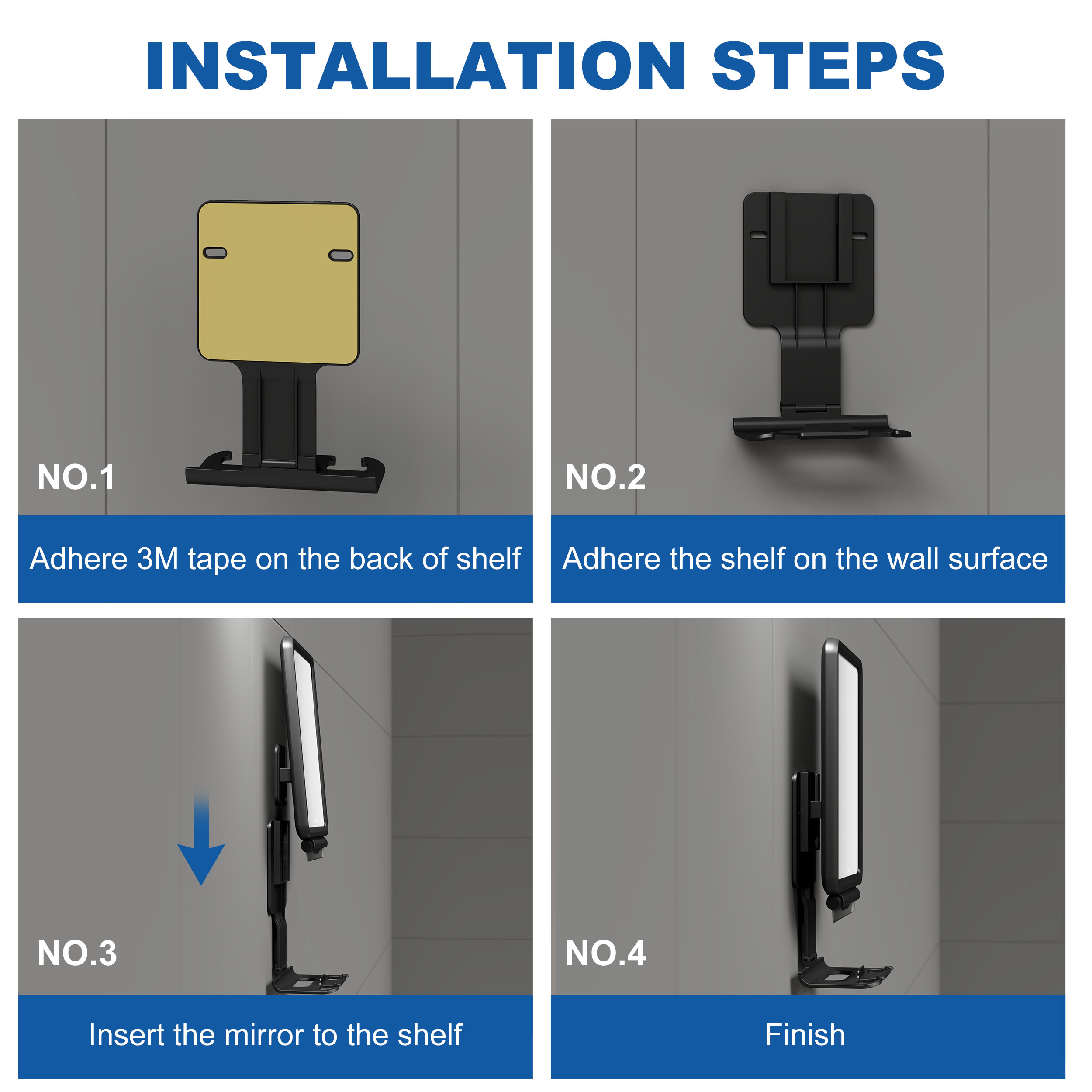 fogless Shower Mirror For Shaving