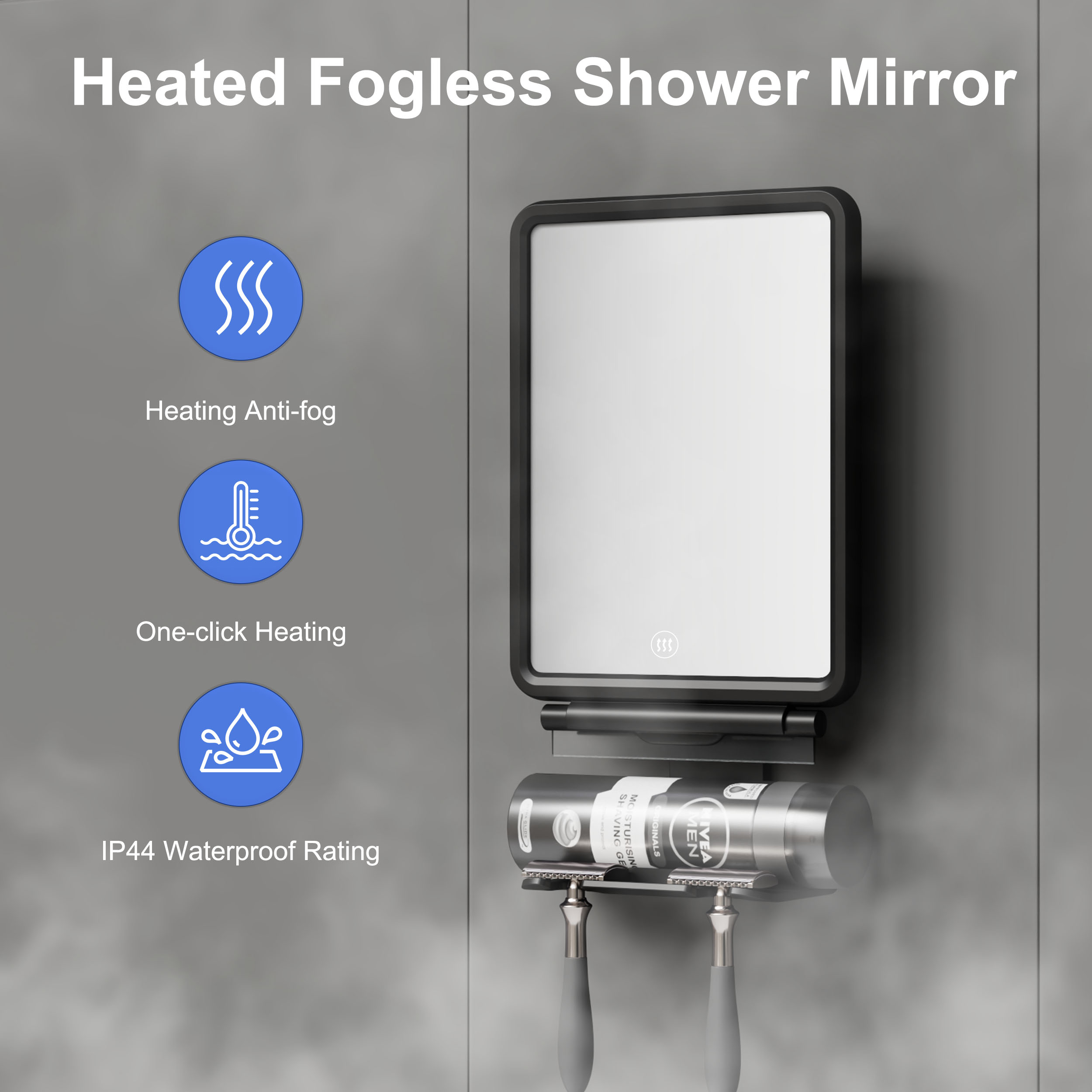 Heated Shaving Mirror