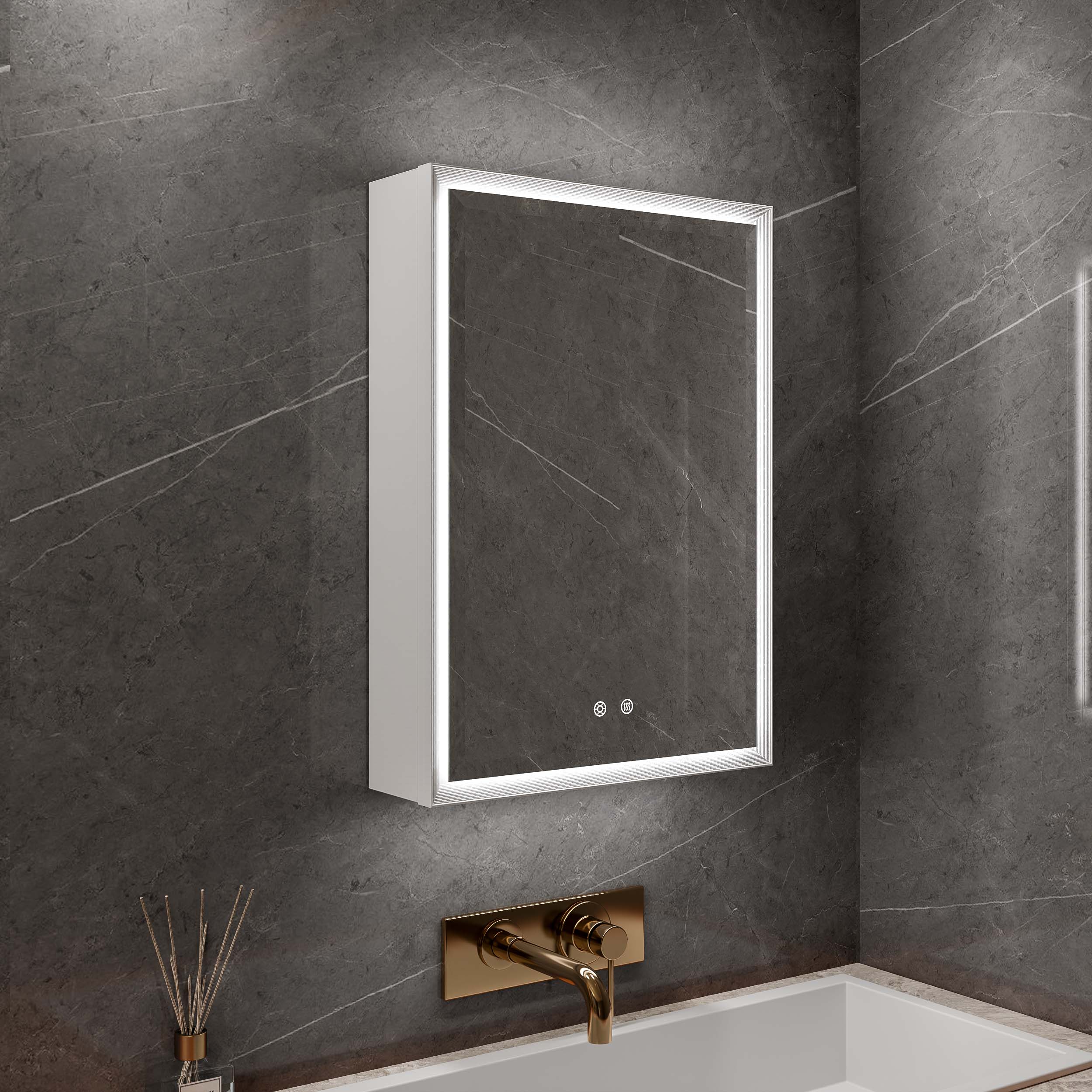 Bathroom Mirror Cabinet 500 X 700