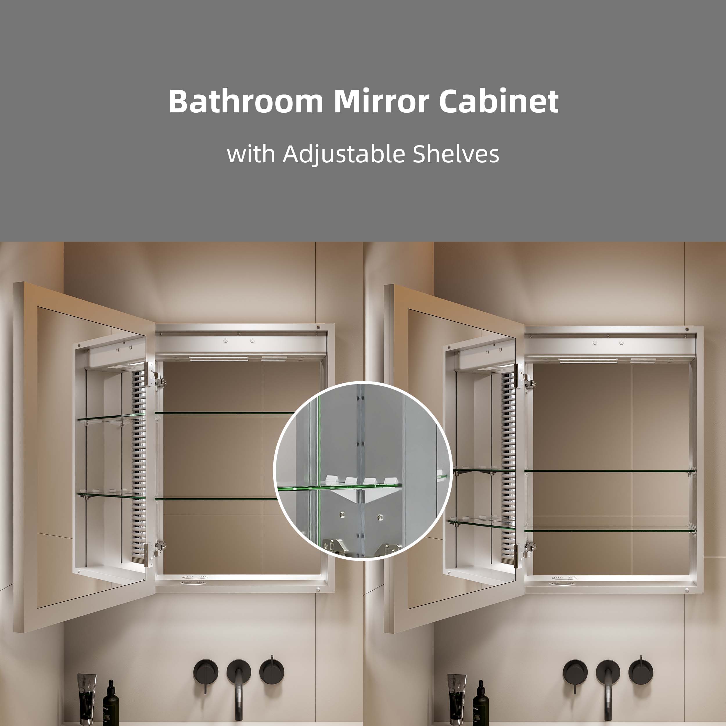 Washroom Mirror Cabinet