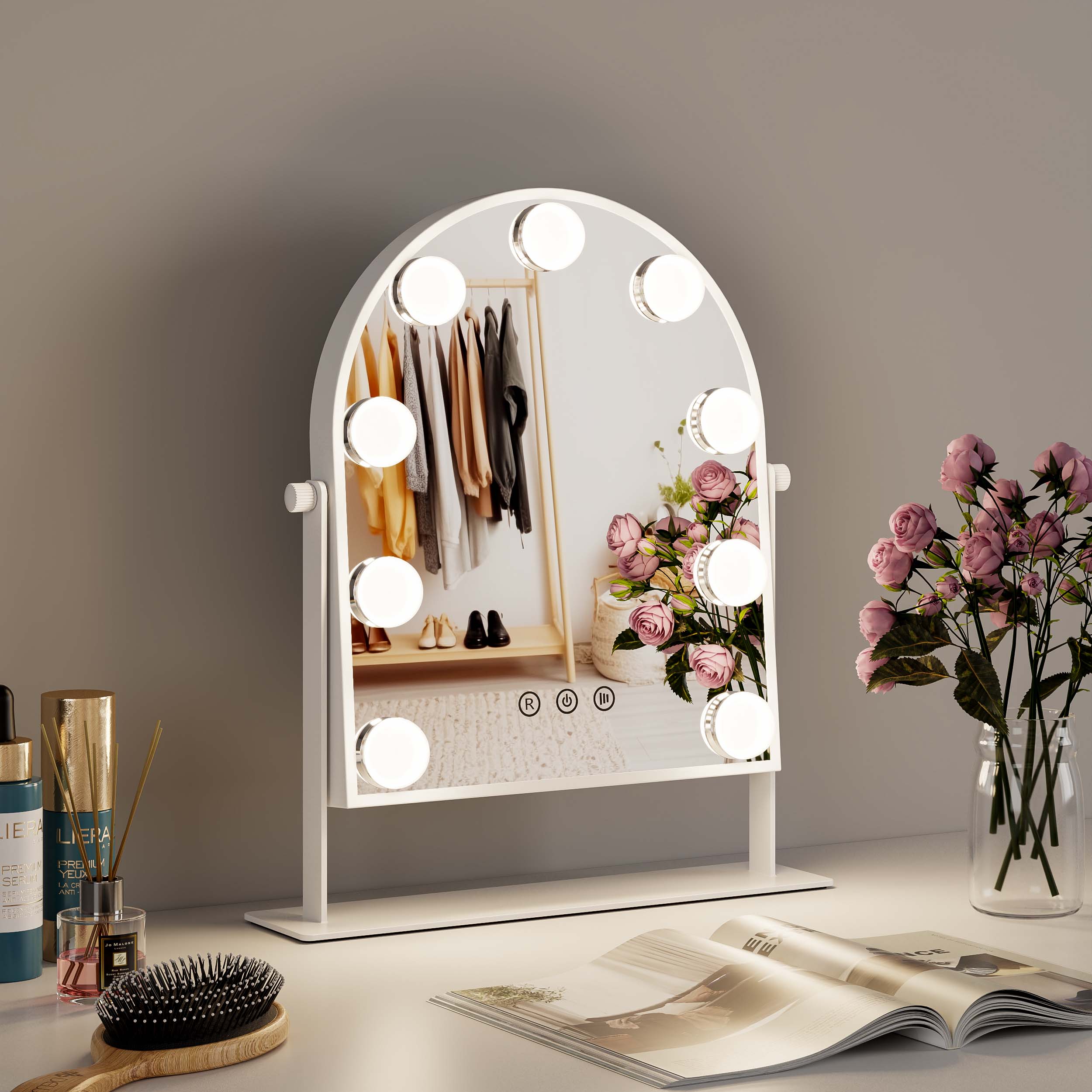 1735351381542844.jpg Arch Desktop Hollywood Vanity Mirror