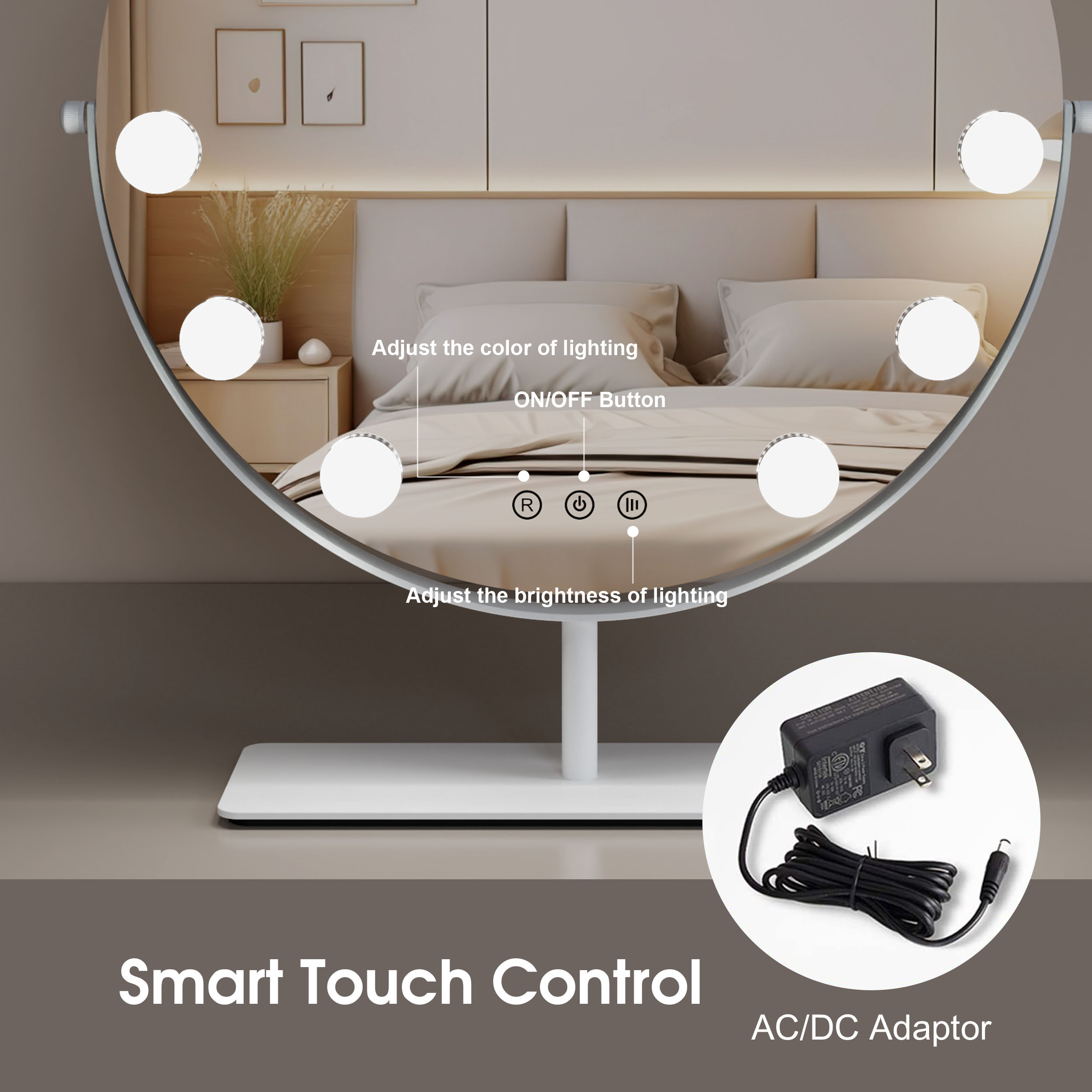 Circle Hollywood Mirror