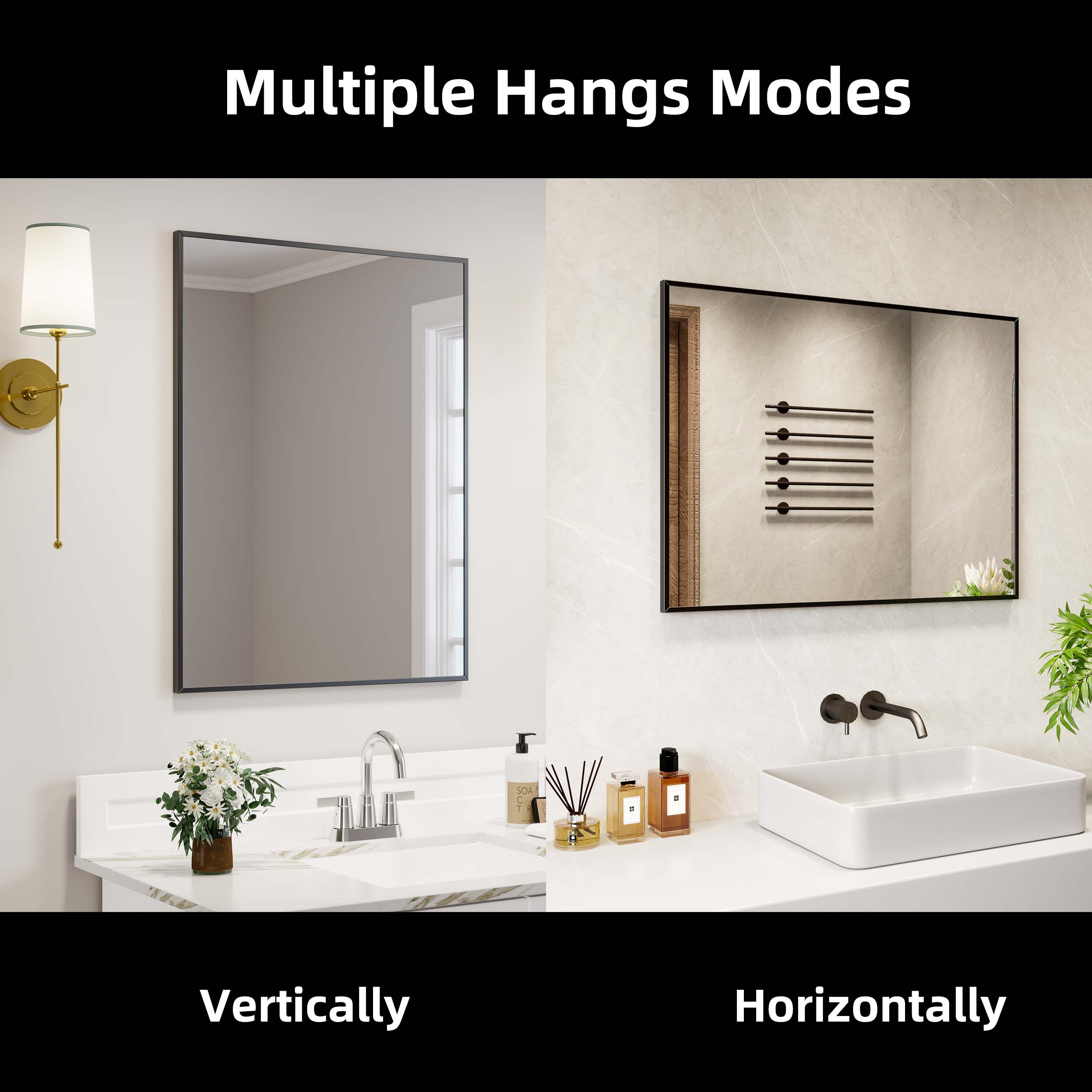 1742001233317543.jpg Black Rectangle Bathroom Mirror