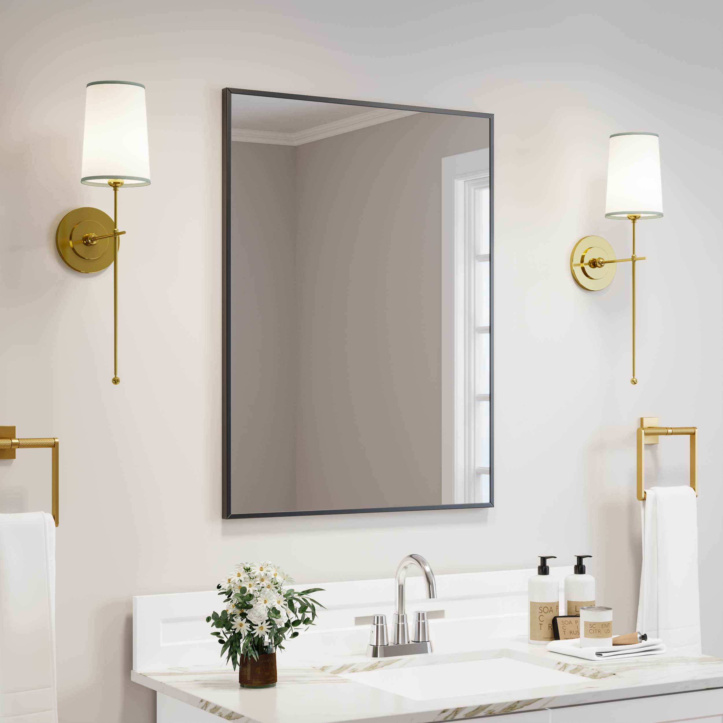 1742001234988793.jpg Black Framed Bathroom Mirror